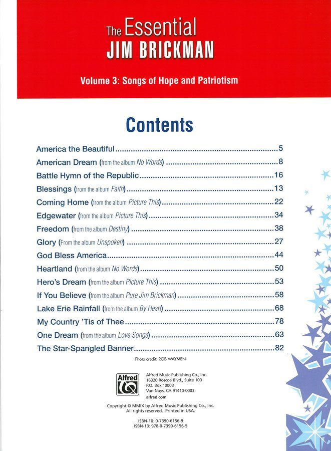 The Essential Jim Brickman Volume 3 Songs Of Patriotism