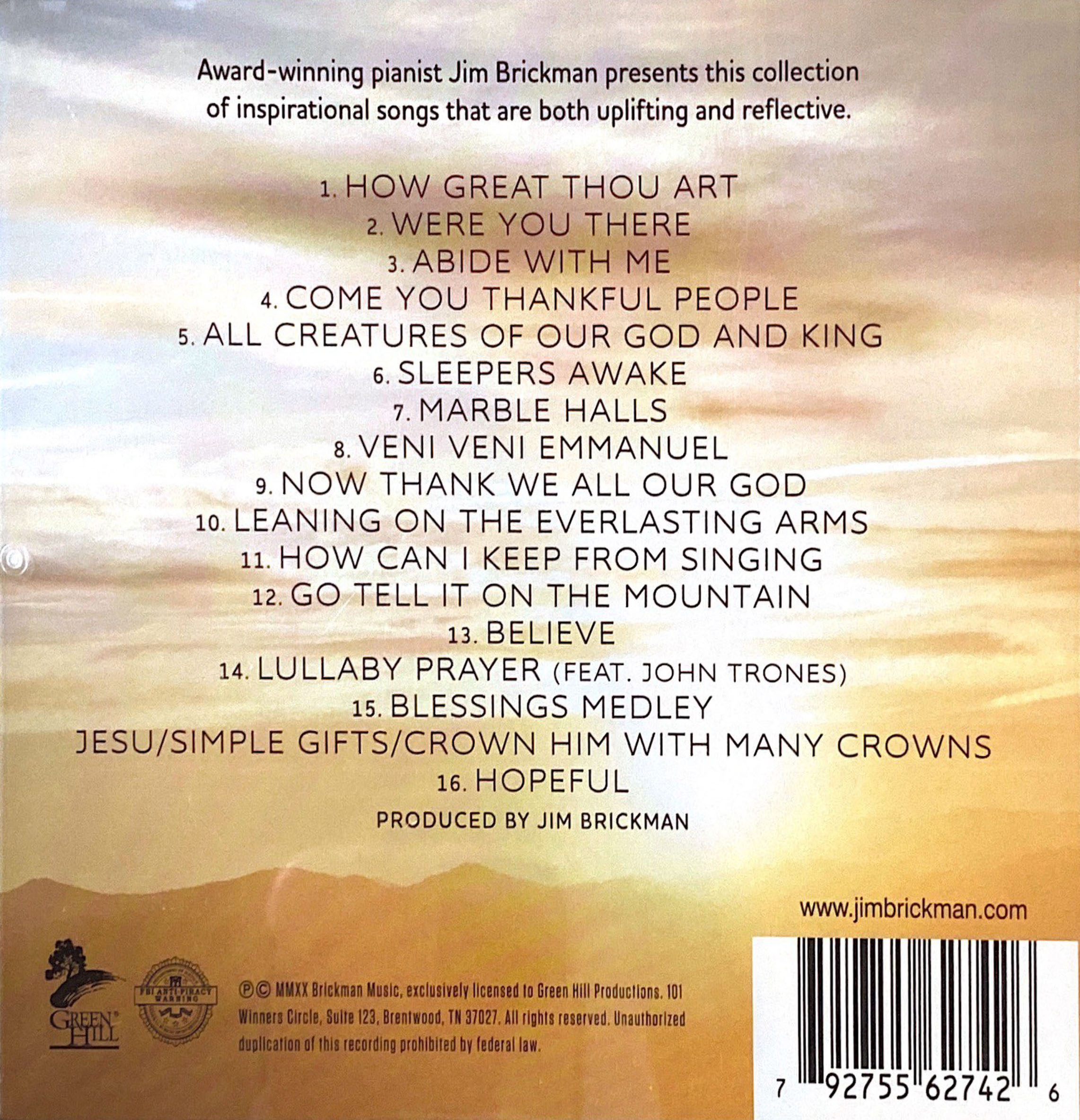 Inspirational songs on sale